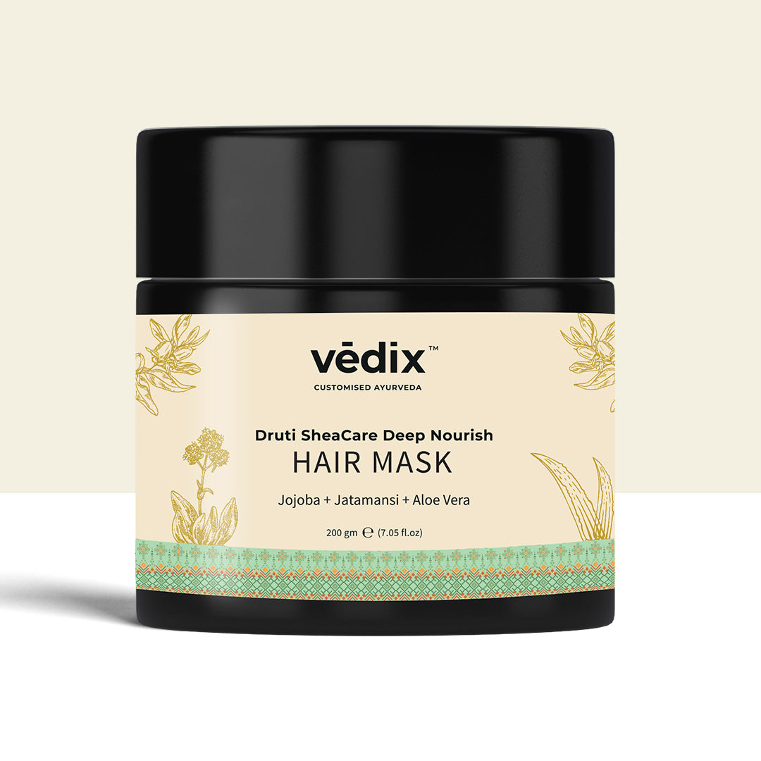 Vedix Druti SheaCare Deep Nourish Hair Mask With Jojoba + Jatamansi + Aloe Vera