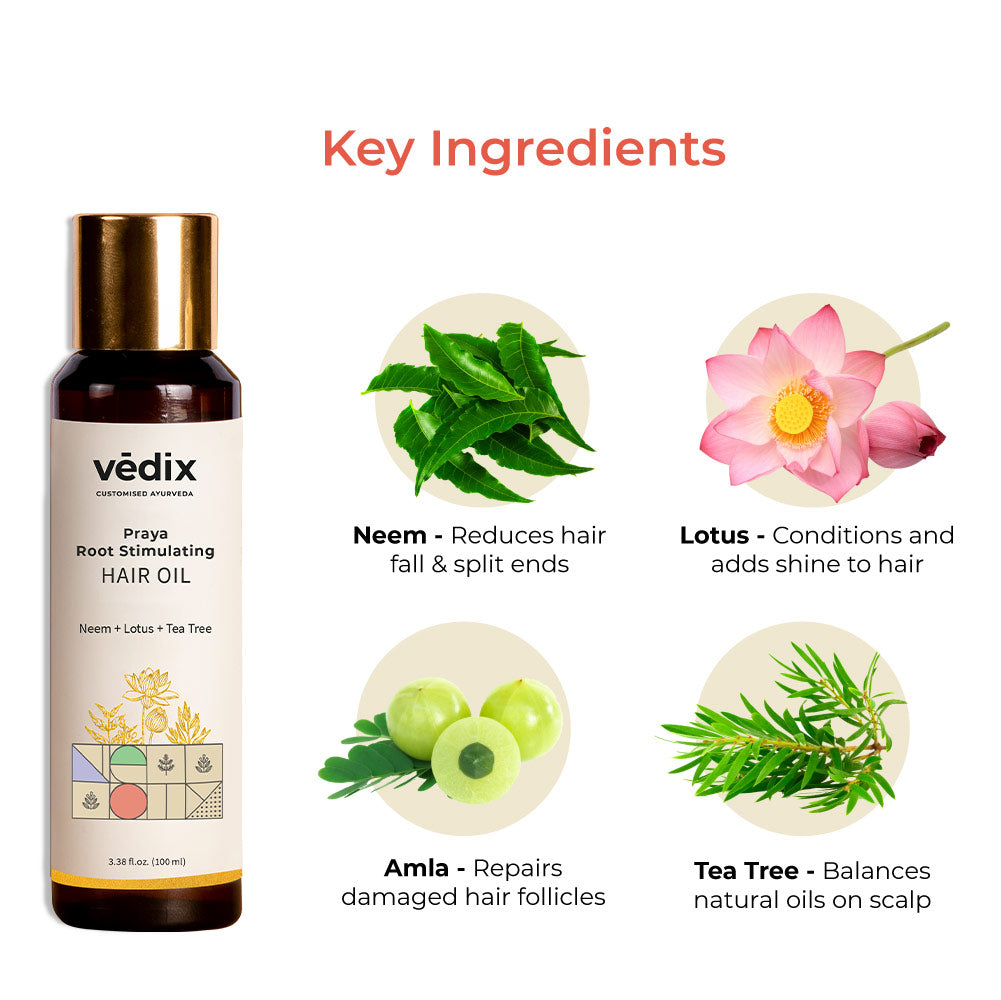 Praya Root Stimulating Hair Oil